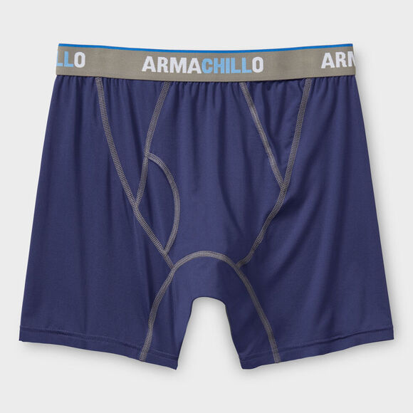 NWT Duluth Trading Co Men's Armachillo Cooling Boxer Briefs in Bering Blue sz L - Picture 1 of 4